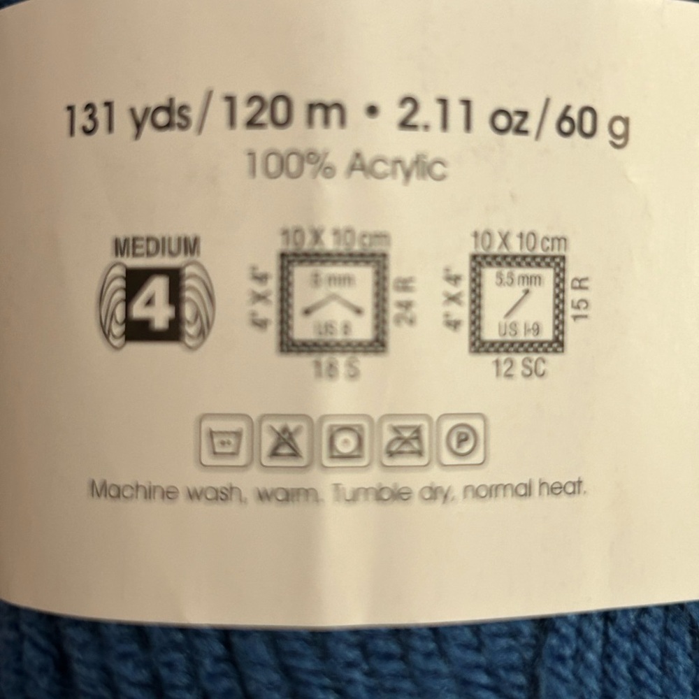 LOT Of 3 Mixed Premier JUST YARN  Worsted 2.11 oz / Skein* - 1 Just Chenille - Picture 8 of 11